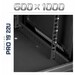 Armario Rack 22U 600x1000 | Phasak Pro PHO-6122 19 In
